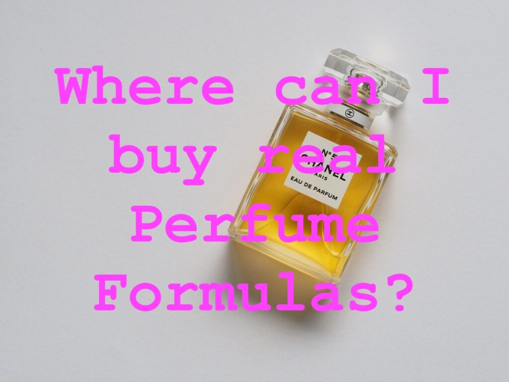 Where can I buy perfume formulas? | Perfume Manufacturer