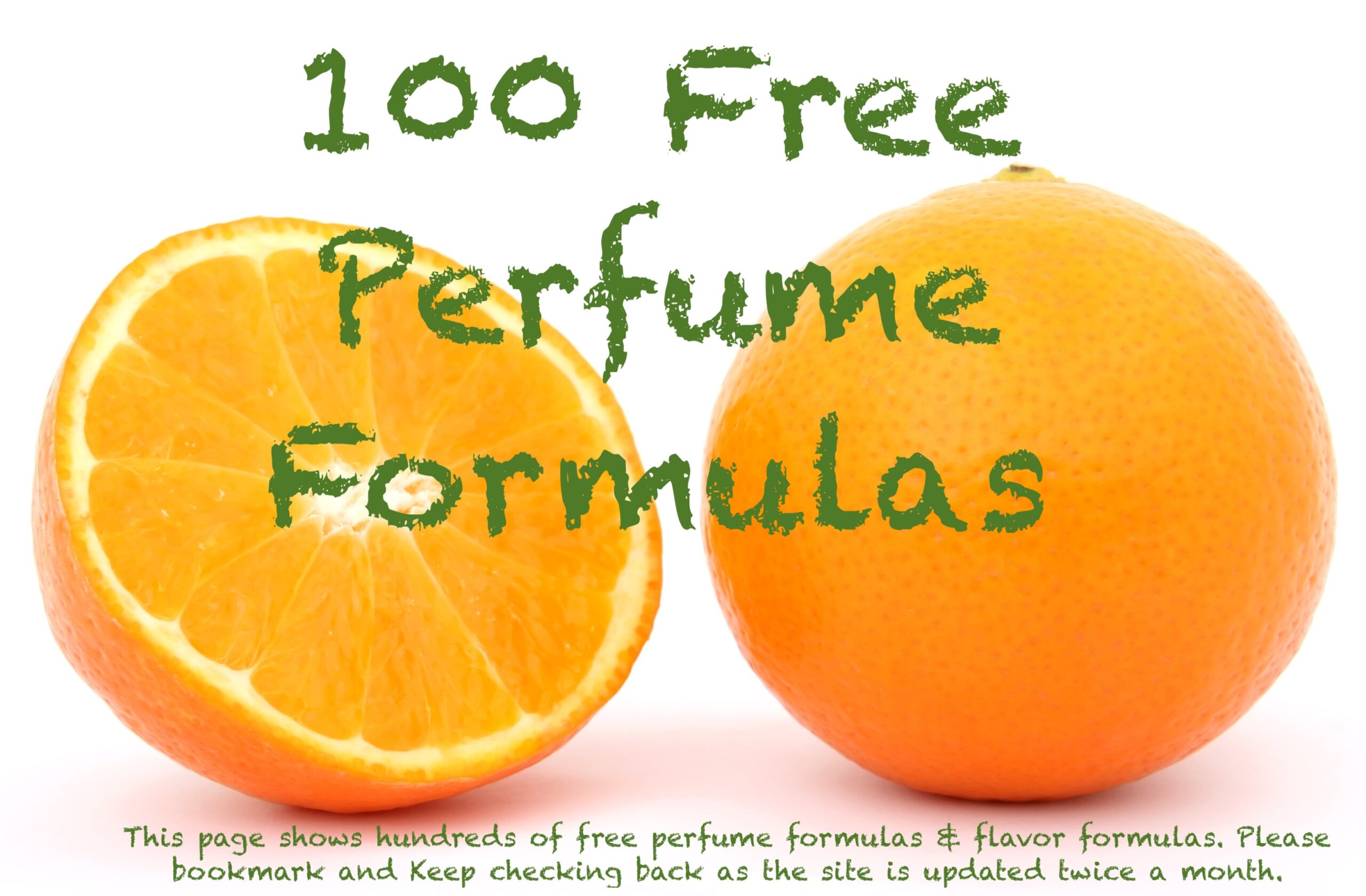This page shows 100 free fragrance formulas innosolinc.com